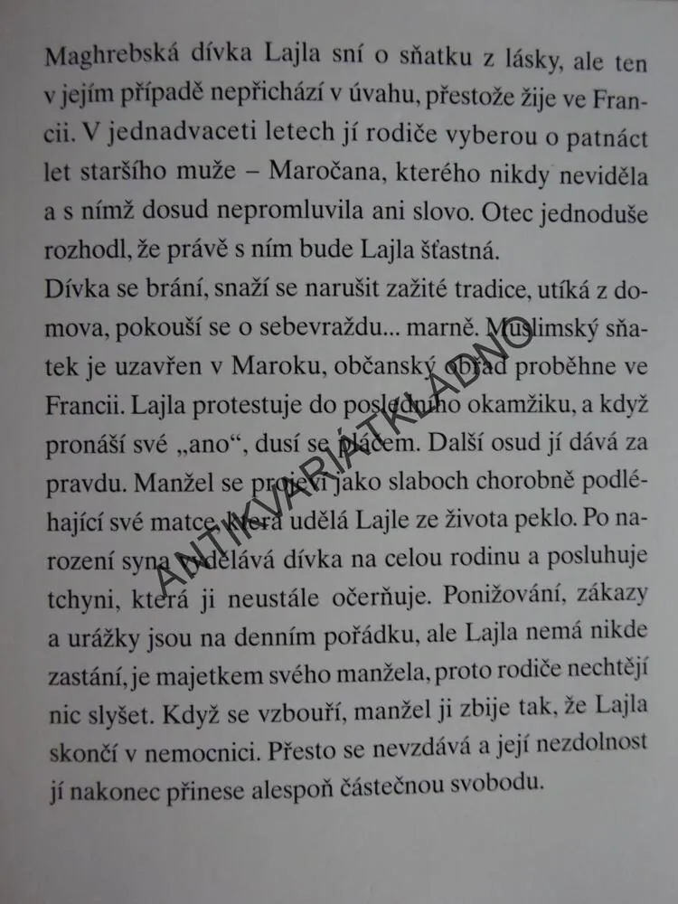 PROVDANÁ PROTI SVÉ VŮLI, LAJLA, **an