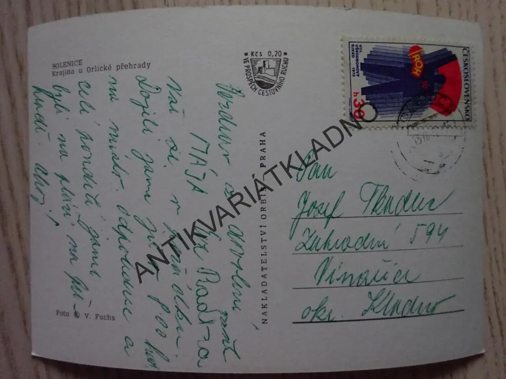 SOLENICE, KRAJINA U ORLICKÉ PŘEHRADY, ORLÍK, ORLICKÁ PŘEHRADA, OKRES PŘÍBRAM