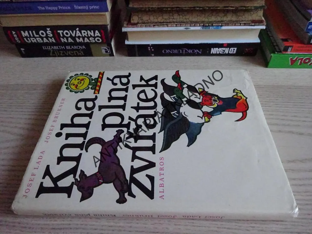 KNIHA PLNÁ ZVÍŘÁTEK, JOSEF LADA, JOSEF BRUKNER, **an