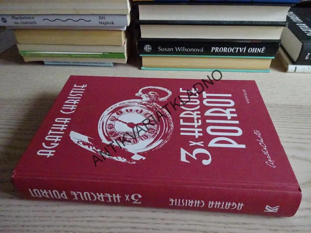 3 X HERCULE POIROT, AGATHA CHRISTIE, **an