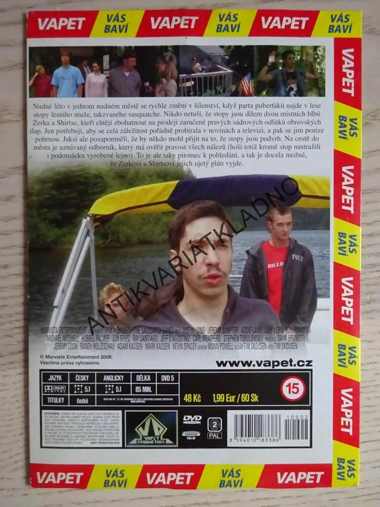 VTIPNÝ A ZHULENÝ, DVD FILM