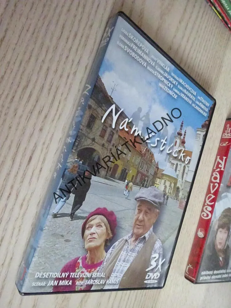 NÁMĚSTÍČKO, 3X DVD FILM  ČR SERIÁL