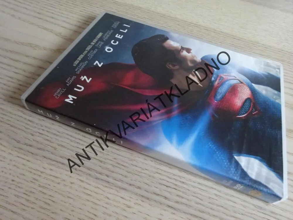 MUŽ Z OCELI, SUPERMAN, DVD FILM 