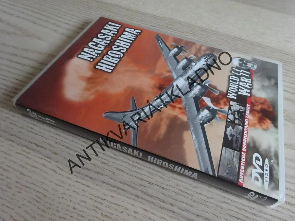 NAGASAKI HIROSHIMA, WORLD WAR II., DVD FILM DOKUMENT VÁLKA