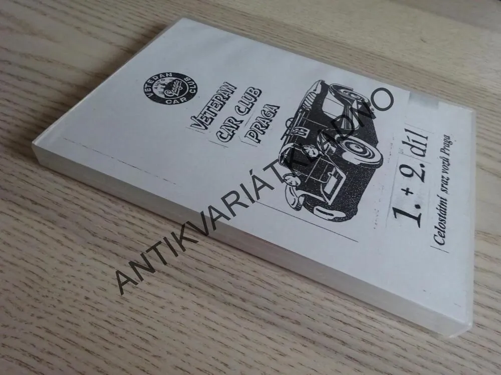 VETERAN CAR CLUB PRAHA, 1.-2., SRAZ VOZŮ PRAGA, DVD FILM DOKUMENT VÁLKA