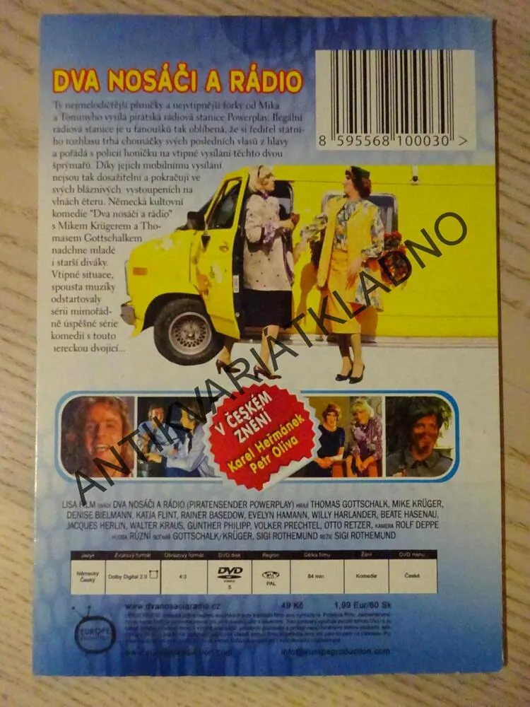 DVA NOSÁČI A RÁDIO, DVD FILM