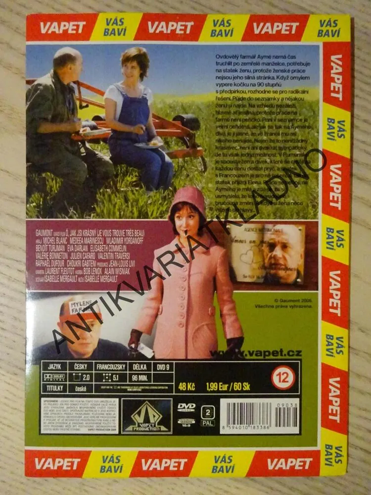 Ó, JAK JSI KRÁSNÝ, DVD FILM 
