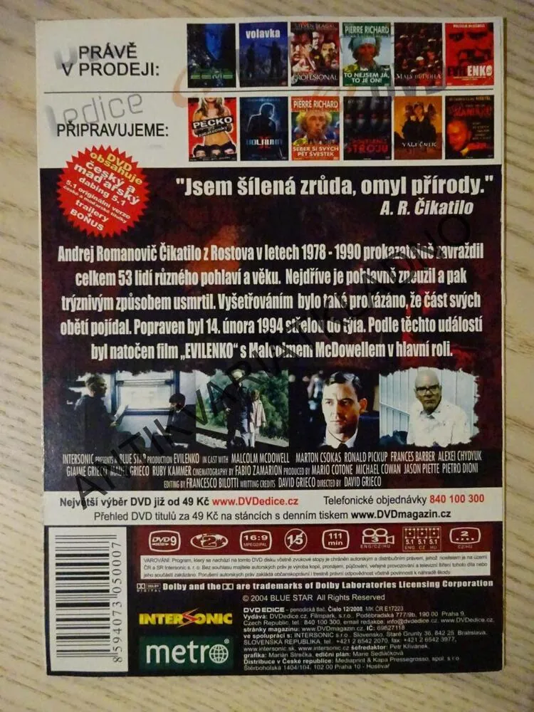 EVILENKO, EVIL ENKO, DVD FILM 