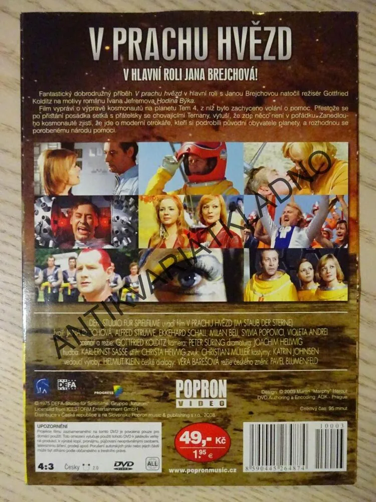 V PRACHU HVĚZD, DVD FILM ČR