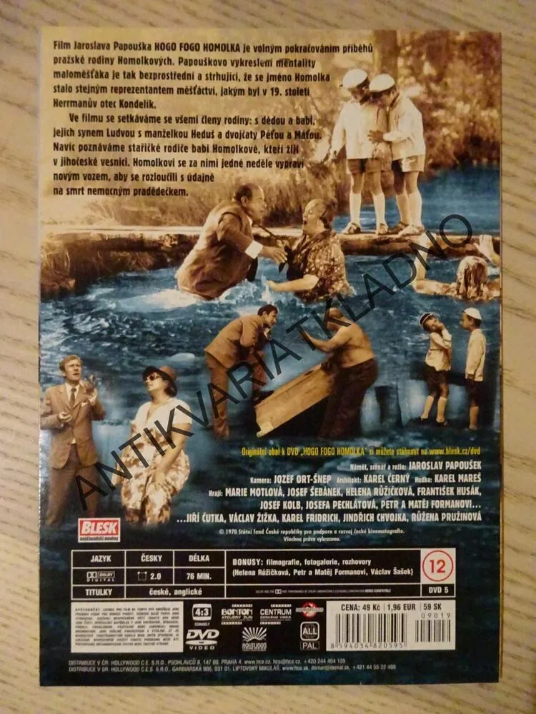 HOGO FOGO HOMOLKA, DVD FILM