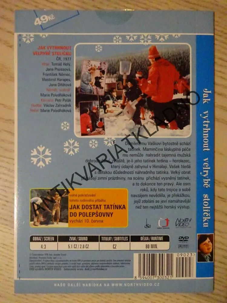 JAK VYTRHNOUT VELRYBĚ STOLIČKU, DVD FILM