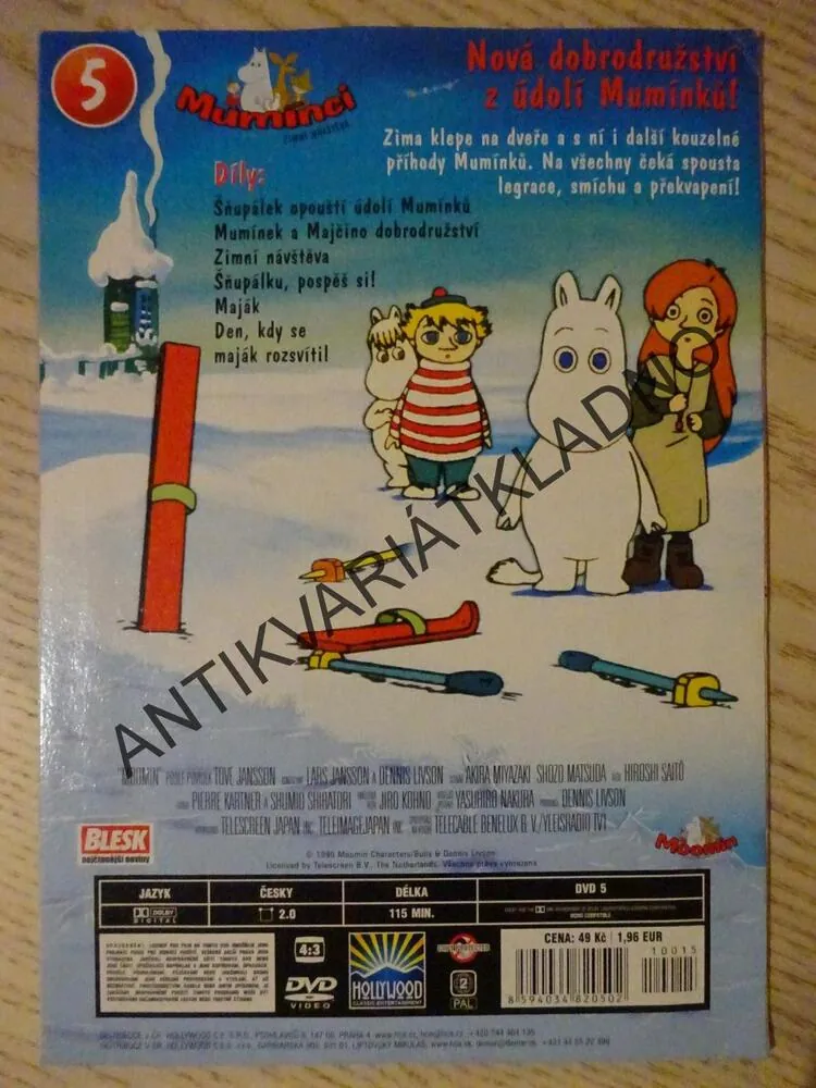 MUMÍNCI ZIMNÍ NÁVŠTĚVA, 3., DVD FILM 