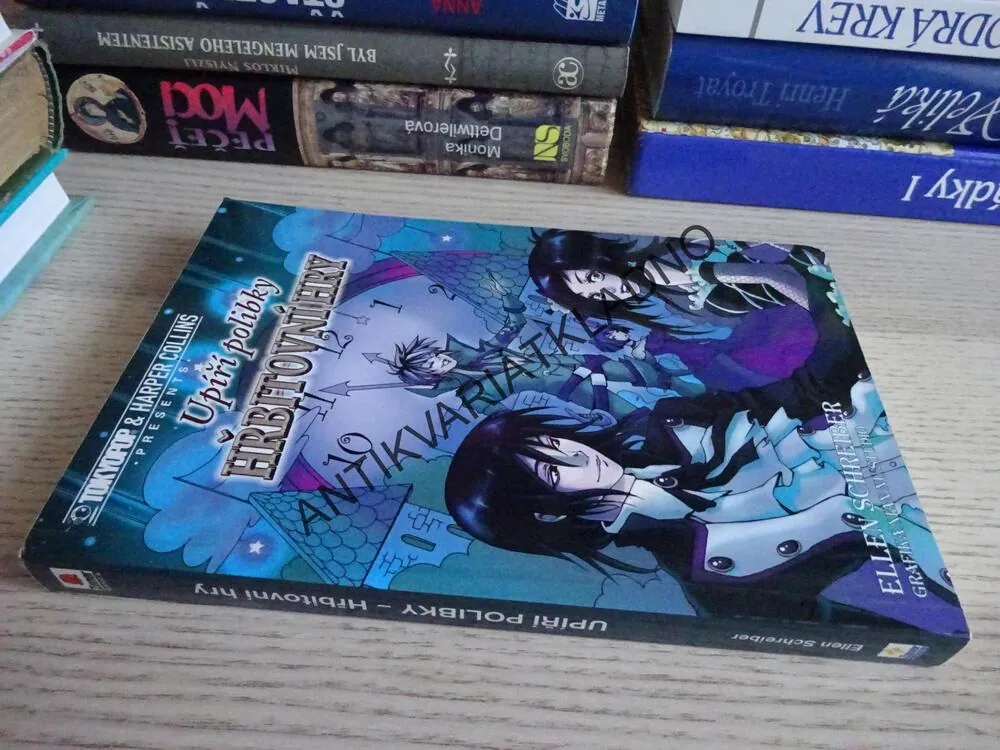 UPÍŘÍ POLIBKY, HŘBITOVNÍ HRY, ELLEN SCHREIBER, GRAFIKA REM, KOMIKS, **an