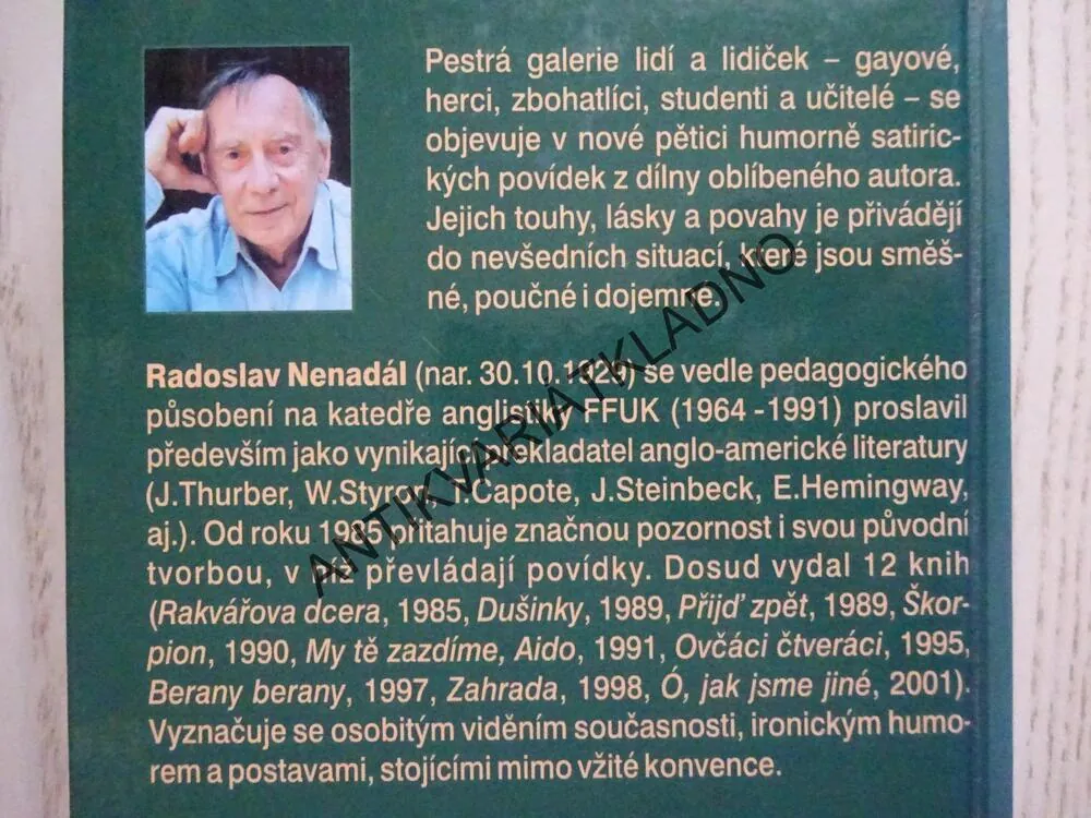HYNKU, VILÉME, KUBELKOVÁ..., RADOSLAV NENADÁL, **an