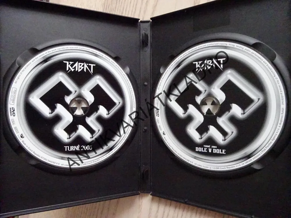 KABÁT, TOUR 2003-2004, 2 X DVD HUDBA