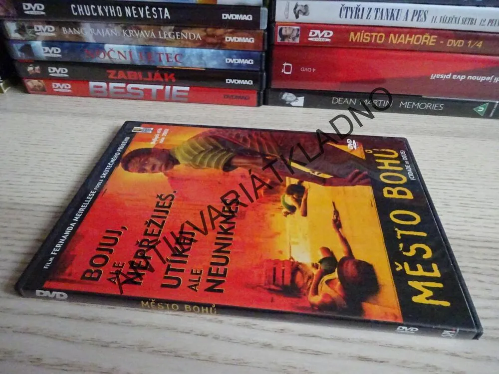 MĚSTO BOHŮ, DVD FILM