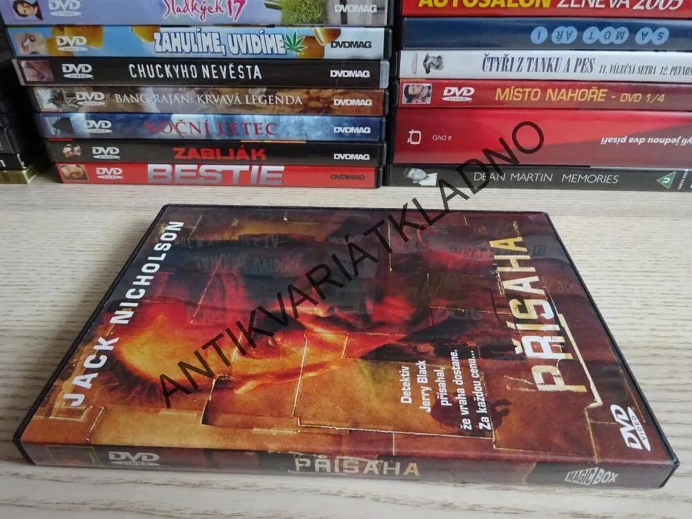 PŘÍSAHA, JACK NICHOLSON,  DVD FILM