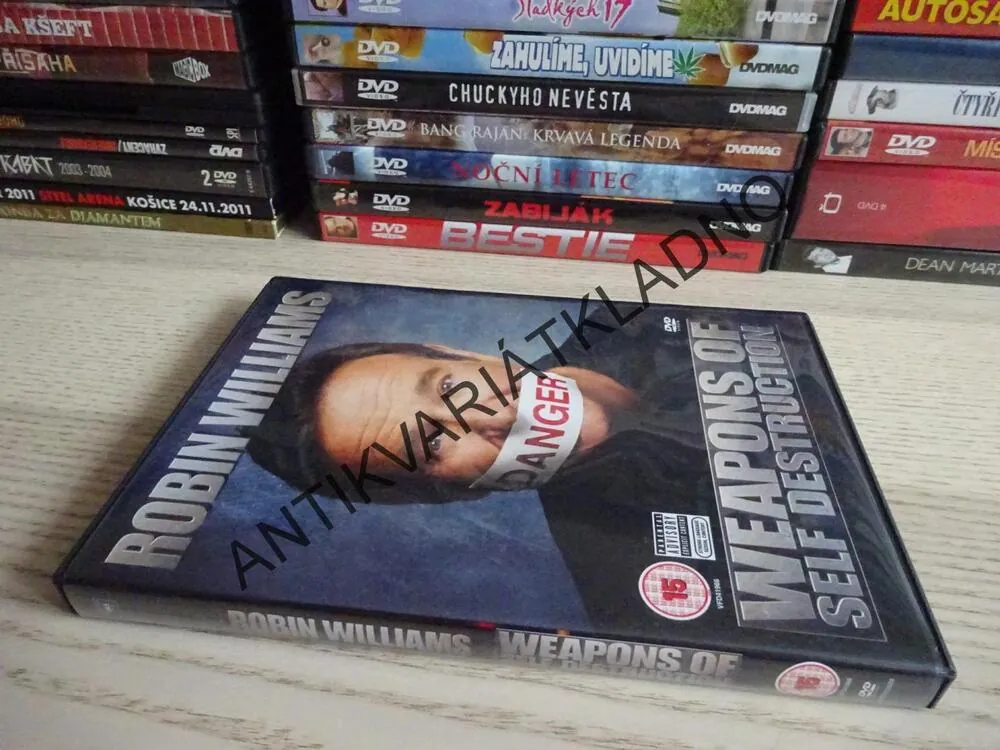 WEAPONS OF SELF DESTRUCTION, ROBIN WILLIAMS, DVD FILM + CD