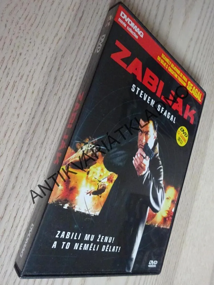 ZABIJÁK, STEVEN SEAGAL, DVD FILM 