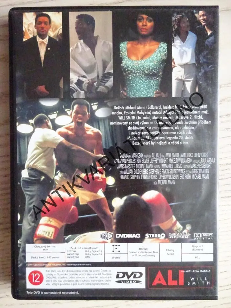 ALI, WILL SMITH, DVD FILM 
