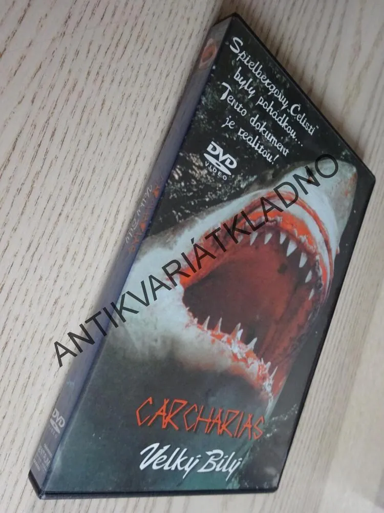 CARCHARIAS, VELKÝ BÍLÝ ŽRALOK, DVD FILM DOKUMENT