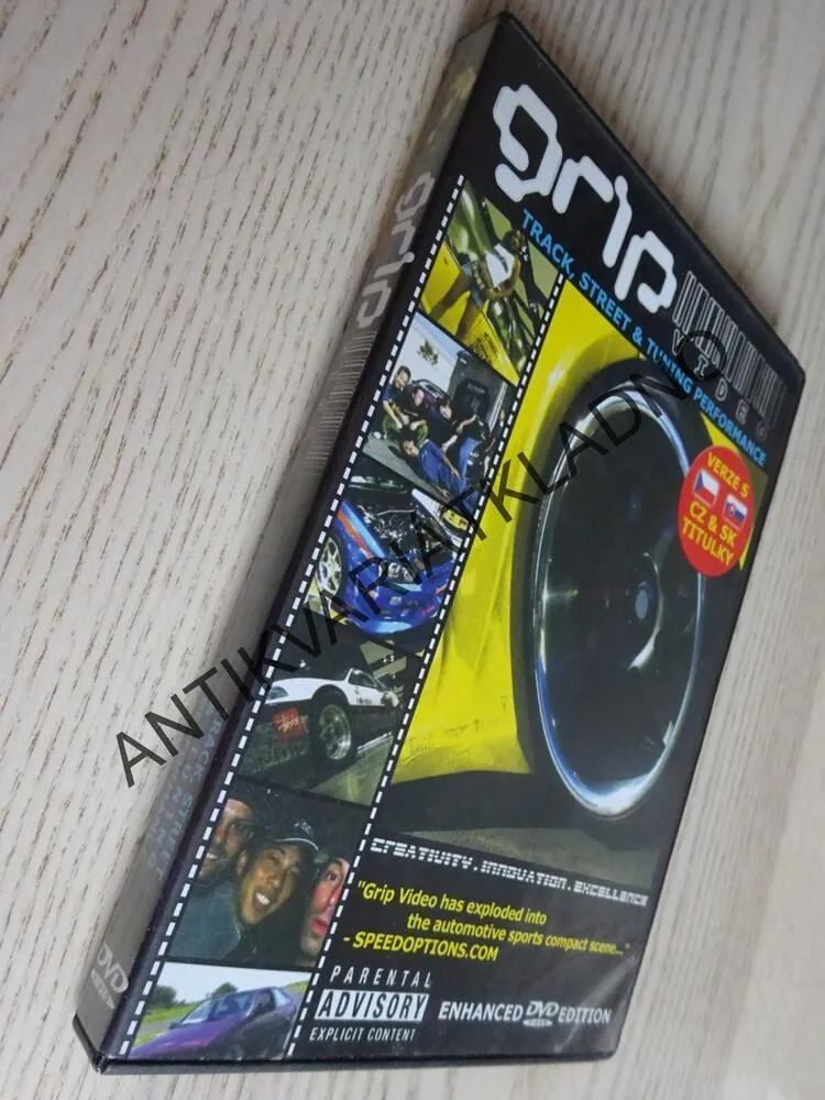 GRIP, TRACK, STREET AND TUNNING PERFORMANCE, DVD FILM