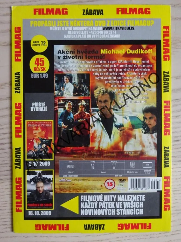 OKOVY MOCI, MICHAEL DUDIKOFF, DVD FILM