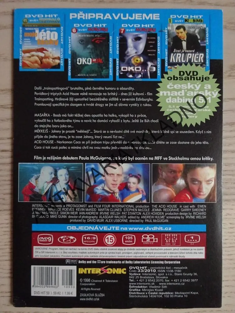ACID HOUSE, DVD FILM 