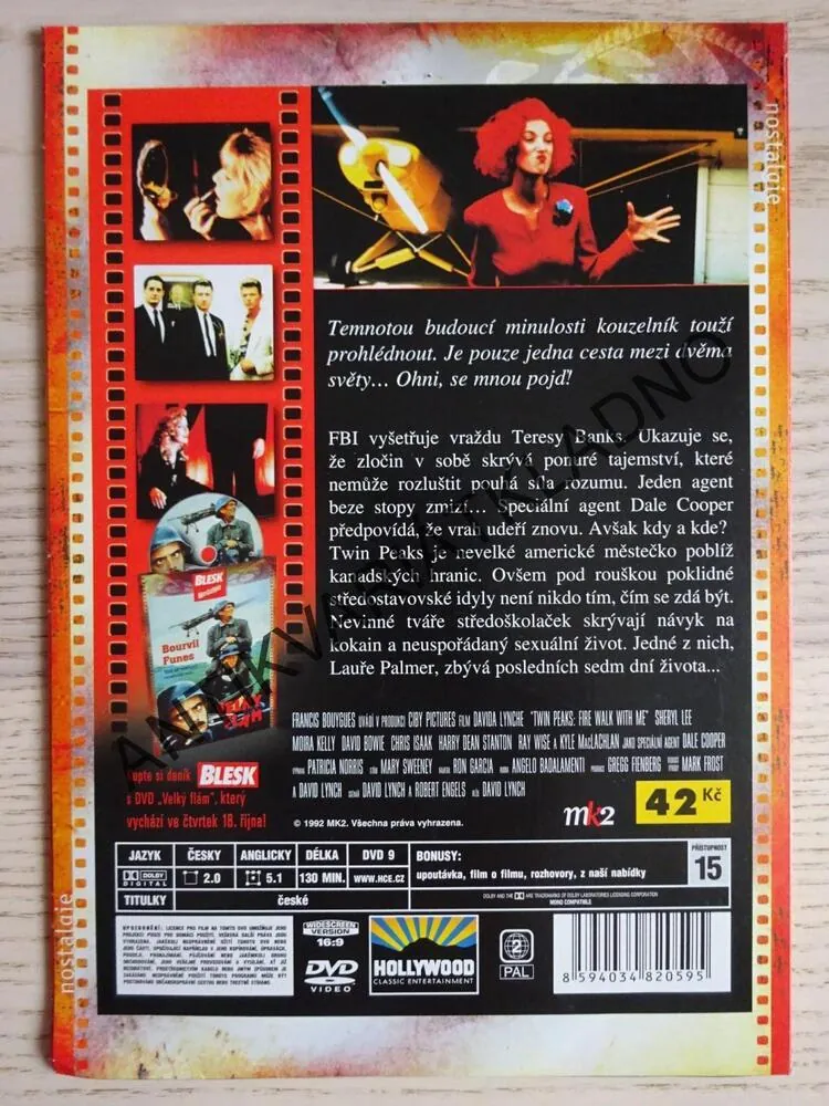 TWIN PEAKS, DVD FILM 