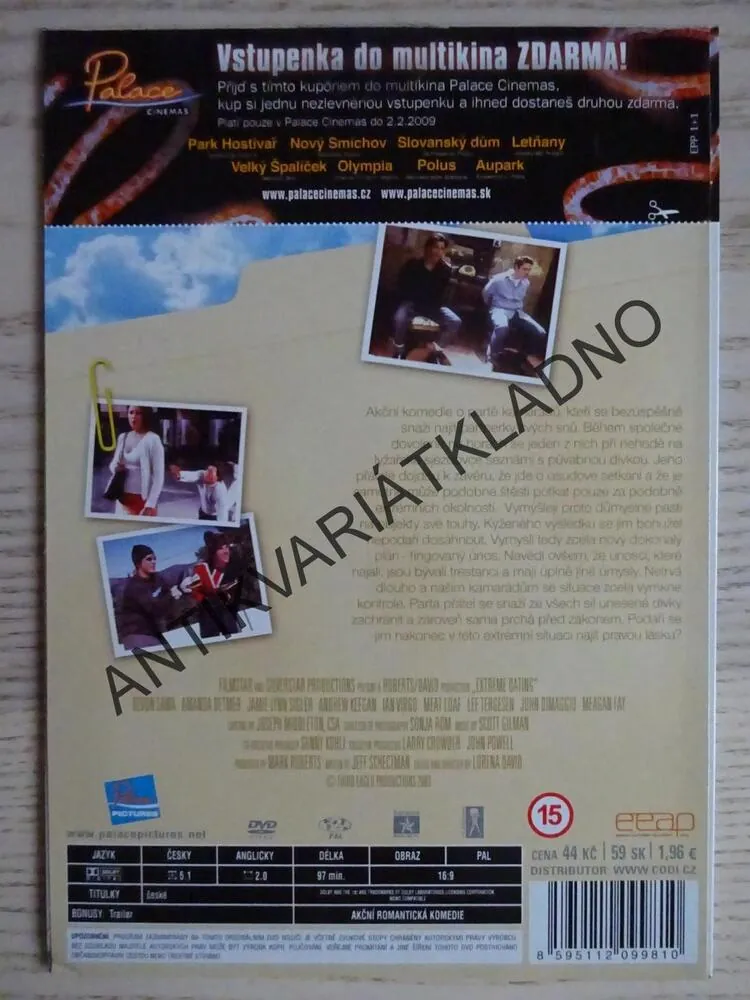 EXTRÉMNÍ SEZNAMKA, DVD FILM