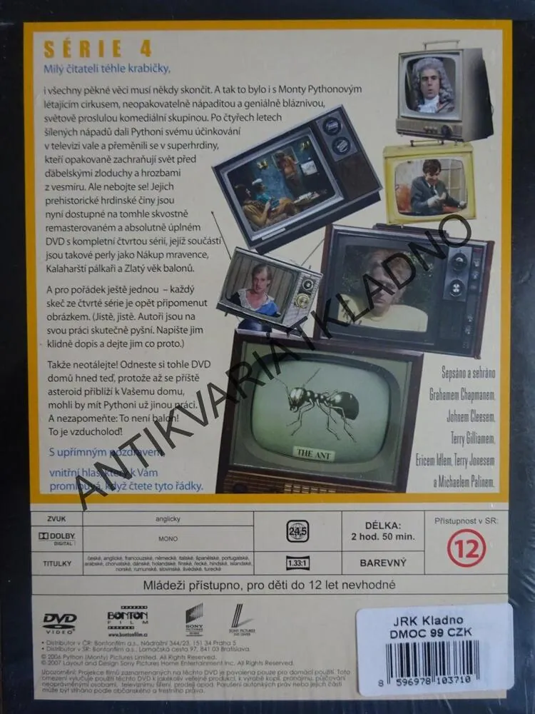 MONTY PYTHONŮV LÉTAJÍCÍ CIRKUS, SÉRIE 4.,, DVD FILM