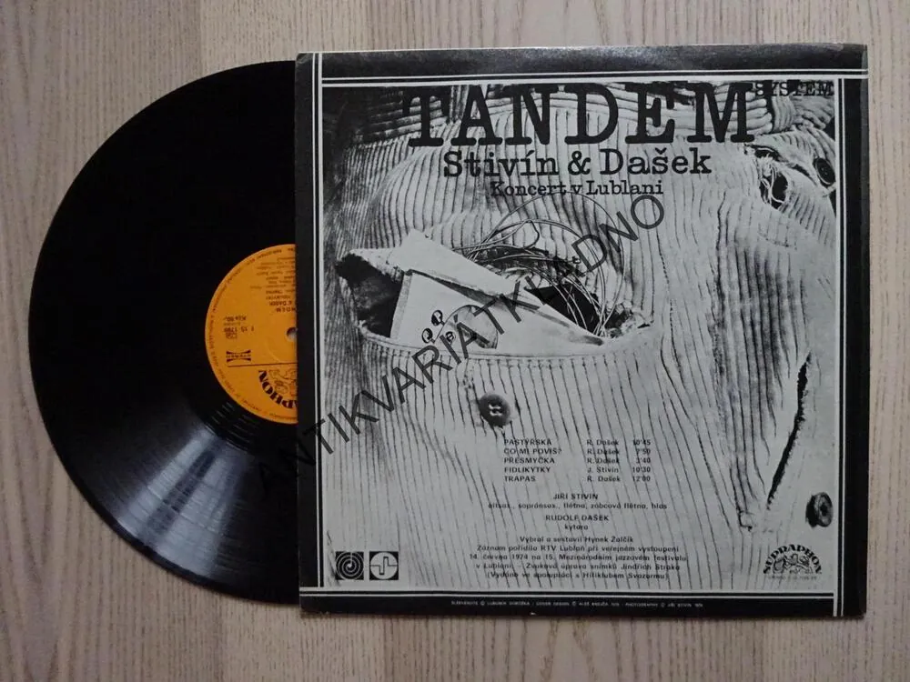 SYSTEM TANDEM, STIVÍN A DAŠEK, KONCERT V LUBLANI, LP