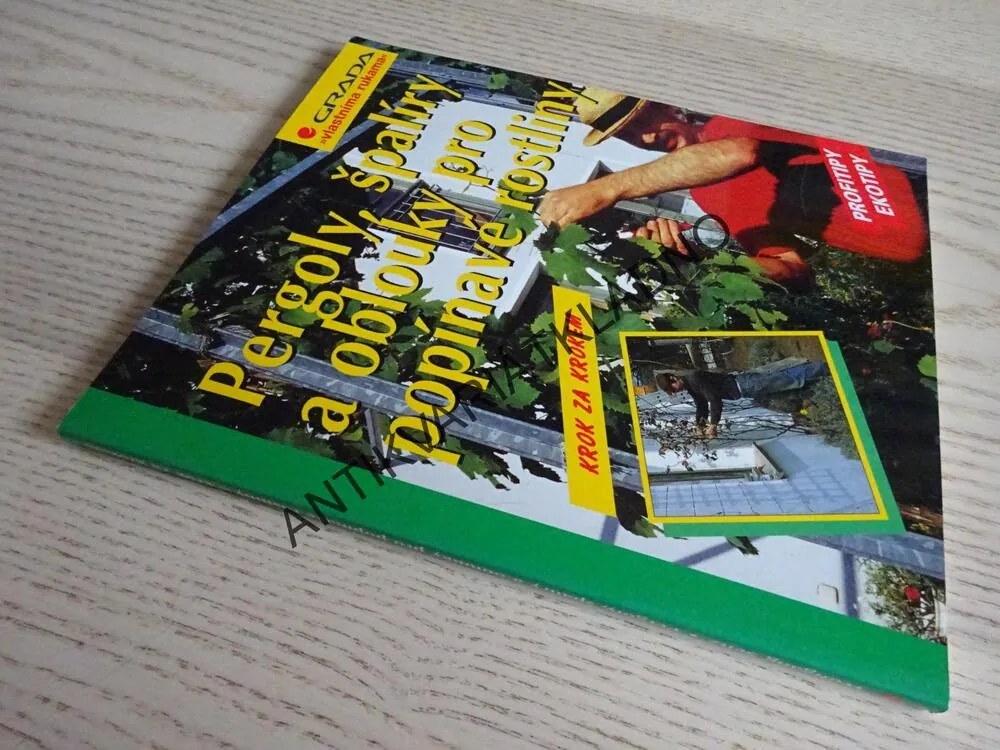 PERGOLY, ŠPALÍRY A OBLOUKY PRO POPÍNAVÉ ROSTLINY, KROK ZA KROKEM, **an