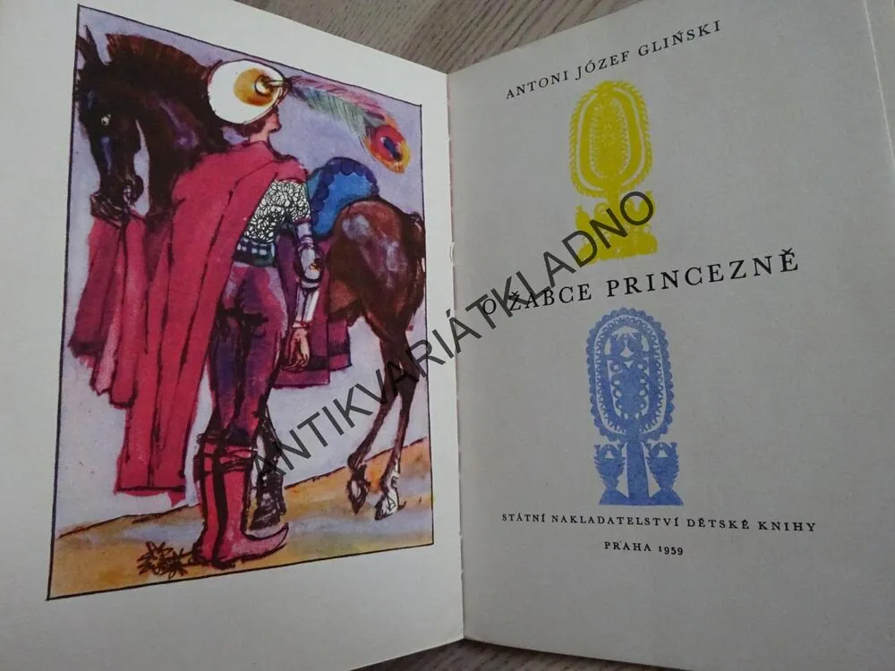 O ŽABCE PRINCEZNĚ, ANTONI JÓSEF GLINSKI, **an