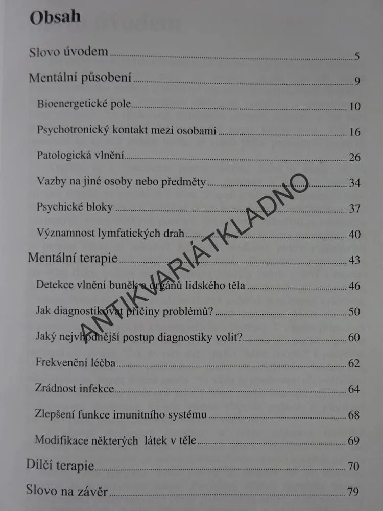 MOŽNOSTI A NEURČITOST MENTÁLNÍHO PŮSOBENÍ, KAREL BARTUŠEK, **an