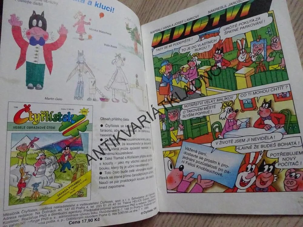 ČTYŘLÍSTEK 244 - DĚDICTVÍ