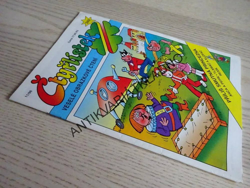 ČTYŘLÍSTEK 249 - PŘÍLIŠ SMUTNÁ PRINCEZNA