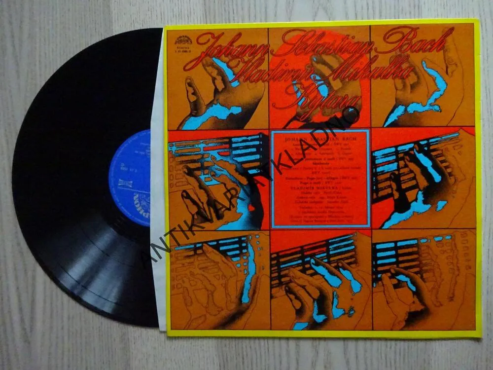 VLADIMÍR MIKULKA, KYTARA, JOHANN SEBASTIAN BACH, LP