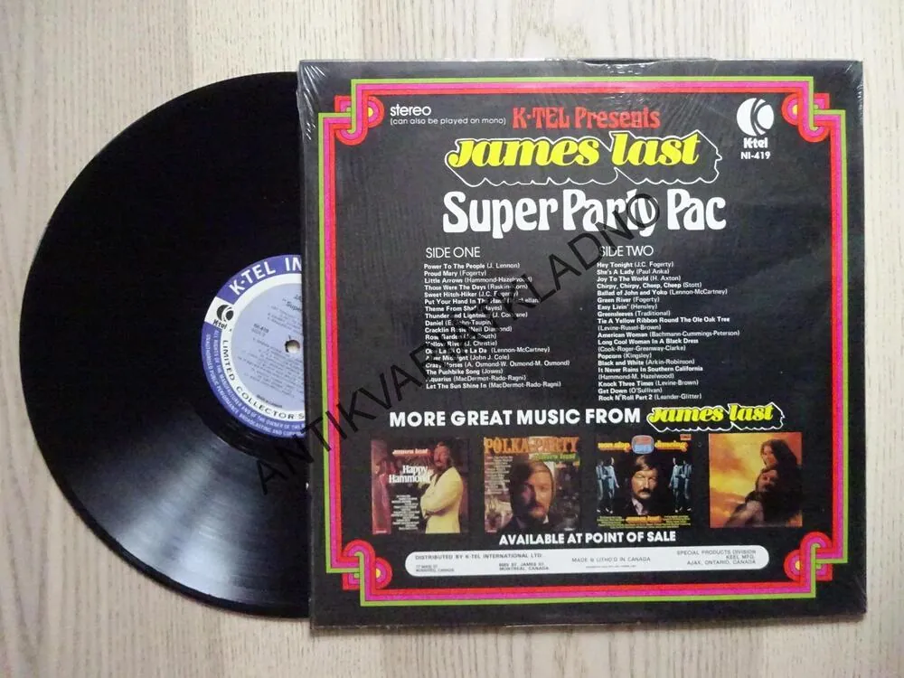JAMES LAST, SUPER PARTY PAC, LP 
