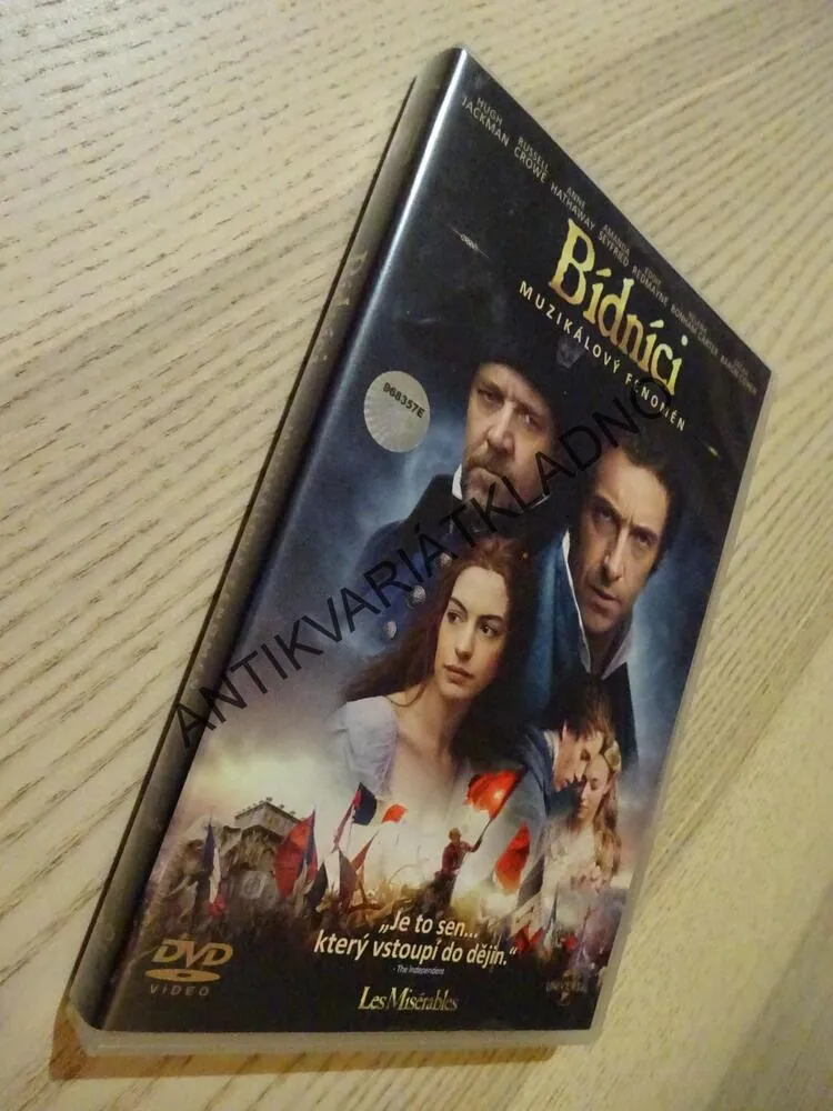 BÍDNÍCI, HUGH JACKMAN, DVD FILM
