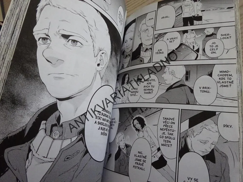 SHERLOCK, STUDIE V RŮŽOVÉ, MANGA, **an