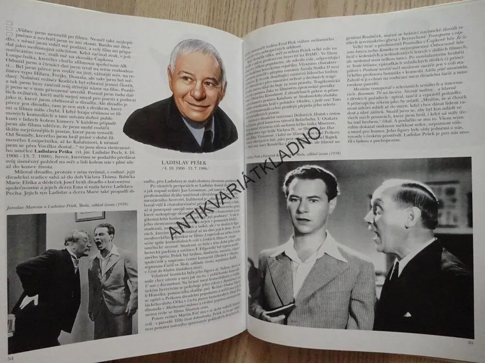 HVĚZDY ČESKÉHO FILMU 1, ČÁSLAVSKÝ, MERHAUT, ZAHRADNÍČEK, **an