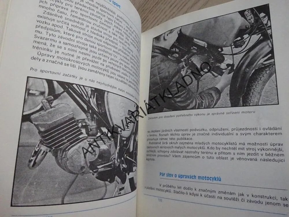 MALÉ MOTOCYKLY, KAREL BERÁNEK, **an