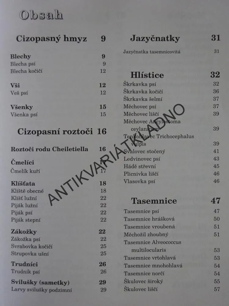NEMÁ VÁŠ PES CIZOPASNÍKY?, IVAN STUCHLÝ, **an
