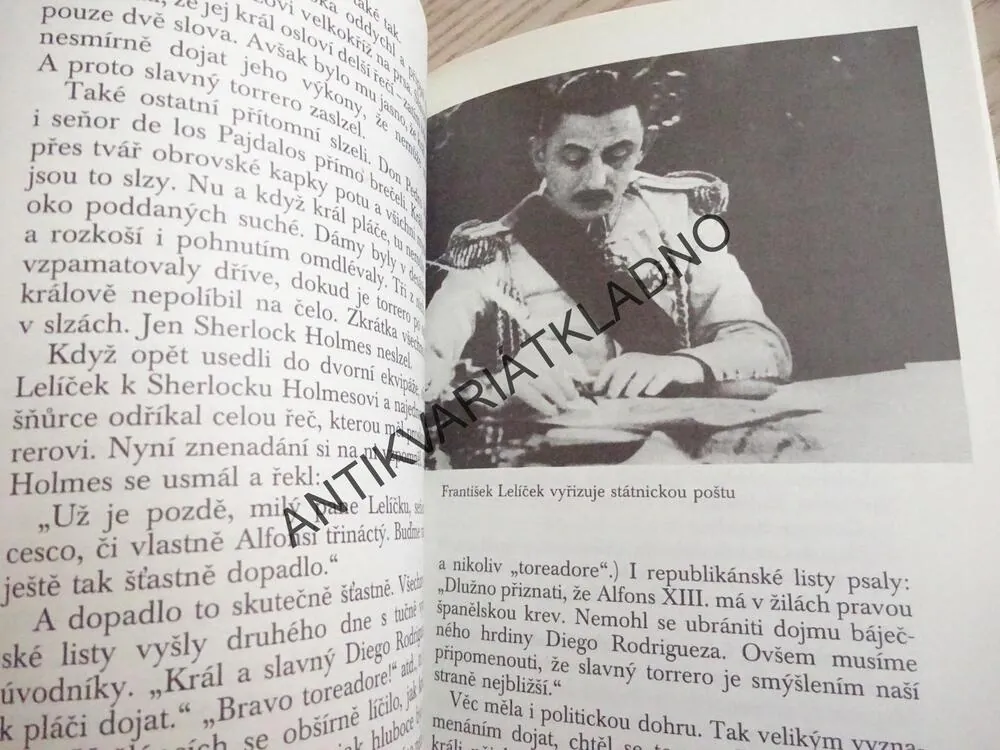 FRANTIŠEK LELÍČEK VE SLUŽBÁCH SHERLOCKA HOLMESE, HUGO VAVRIS, **an