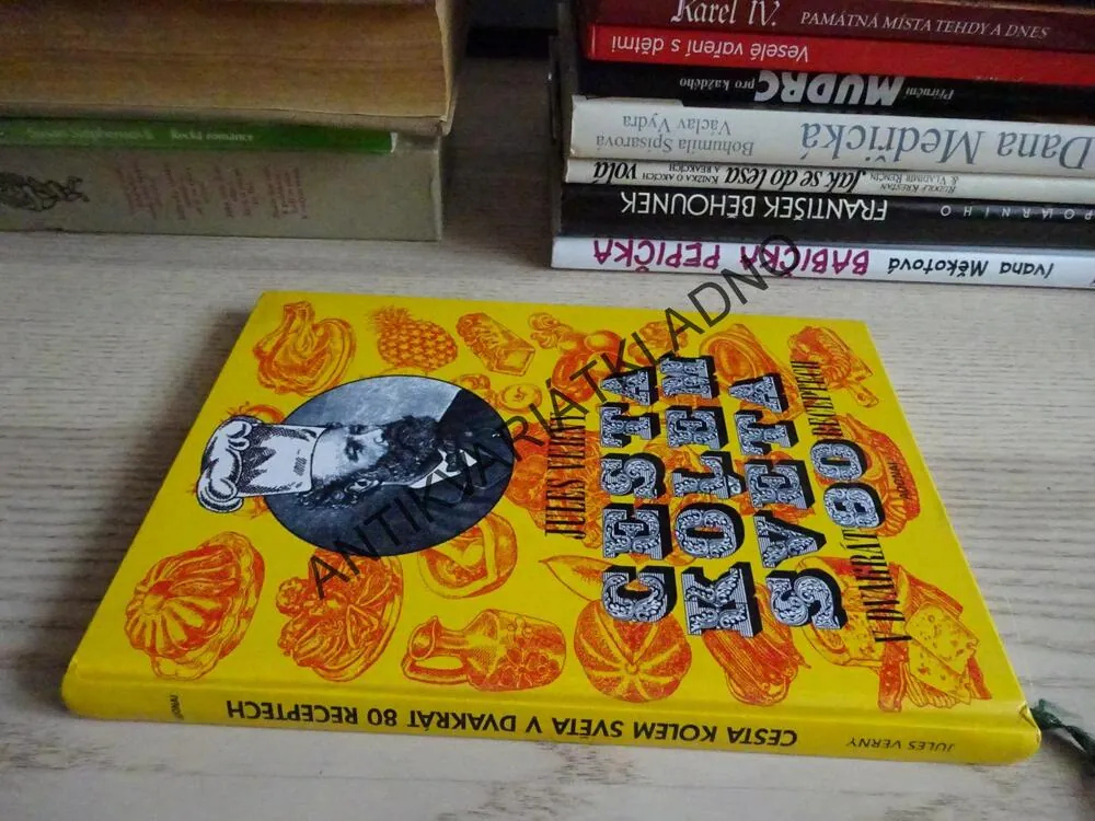 CESTA KOLEM SVĚTA V DVAKRÁT 80 RECEPTECH, JULES VERNY, **an