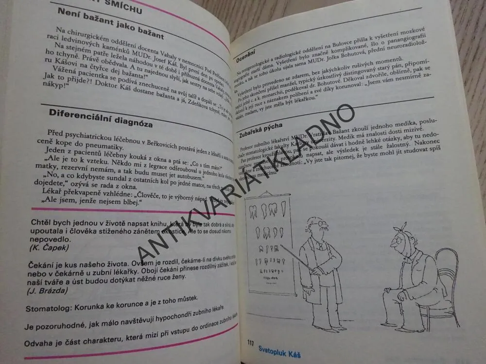 ANTOLOGIE ČESKÉHO MEDICÍNSKÉHO HUMORU, SVATOPLUK KÁŠ, **an