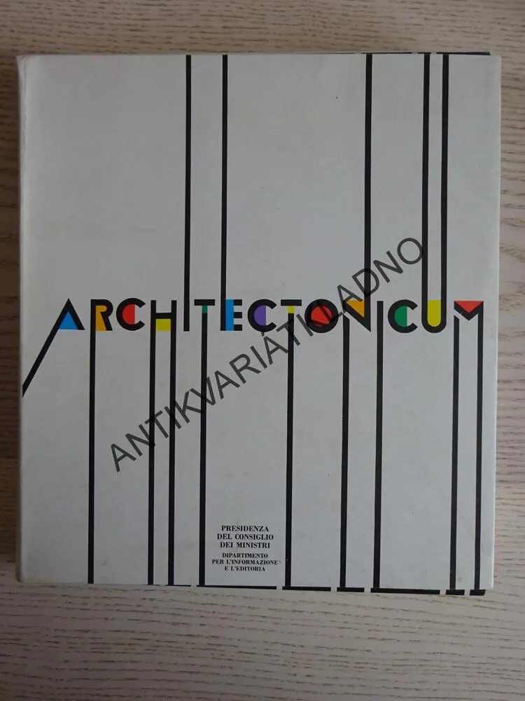 ARCHITECTONICUM, IMMAGINI DALL´ARCHITETTURA ITALIANA 1970-1990, ARCHITEKTURA, **an