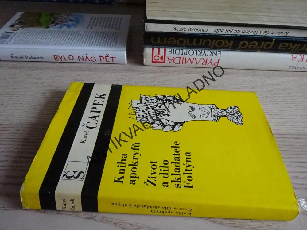 KNIHA APOKRYFŮ, ŽIVOT A DÍLO SKLADATELE FOLTÝNA, KAREL ČAPEK, **an