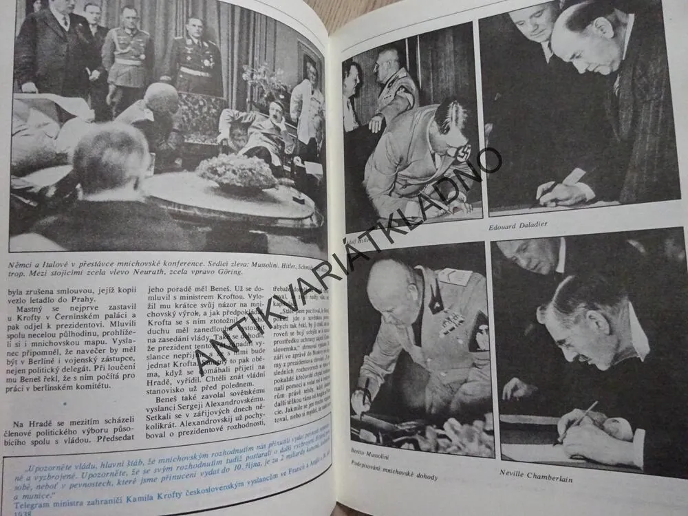 POSLEDNÍ DEN Z DRAMATICKÉHO PODZIMU ROKU 1938, SLOVO K HISTORII